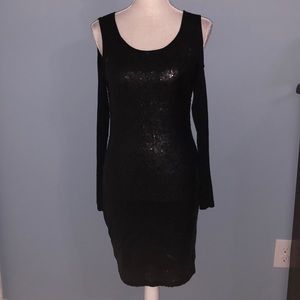 Jessica Simpson Black Long Sleeve Dress